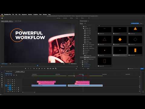 Tutorial: Creating Titles in Premiere with Essential Typography pack and Premiere Composer
