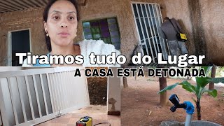 DIÁRIO DE REFORMA 2 |TIRAMOS E CONSERTAMOS AS PORTAS | REFORÇO -COLOCAMOS A GRADE DE PROTEÇÃO E MAIS