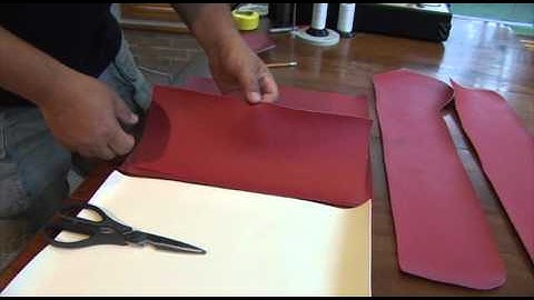 Making a Bull Nosed Cushion Fastened to Back Board - Part 1