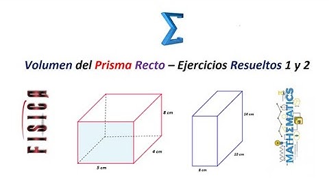 Volumen del Prisma Recto | Ejercicios Resueltos 1 y 2