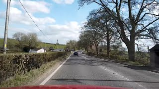 Driving Through English Countryside, From Macclesfield To Leek 4K
