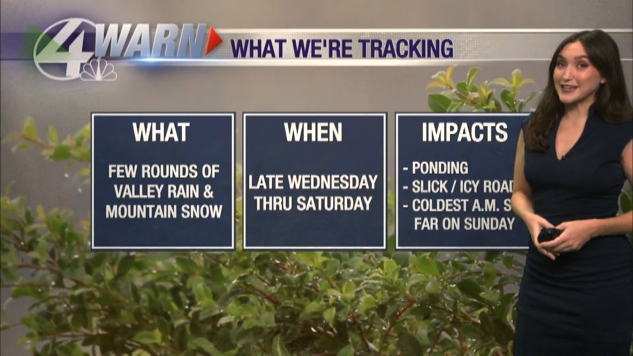 More of the same today but rounds of valley rain and mountain snow are ...
