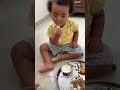 POV: You're a pro at eating curd. 🥣👶"#viral#shorts#babyshorts#cutebaby#foodie#curd#momlife#cute