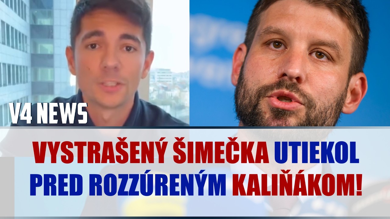 ERIK KALIŇÁK ŠIMEČKOVI - SI DEGEŠ , inak ťa ani nazvať neviem! TOTO ho vytočilo!