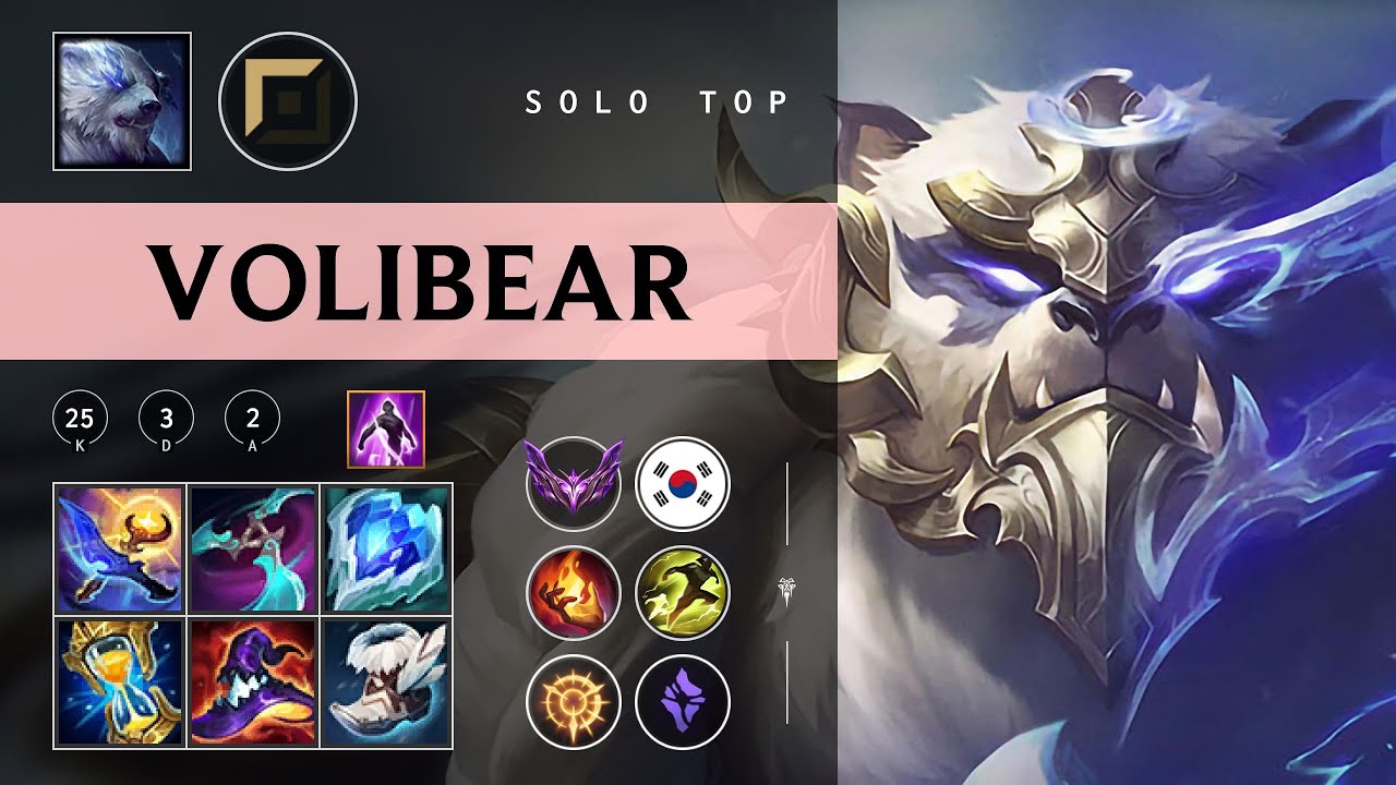 Volibear Top vs Kayle - KR Master Patch 26.01