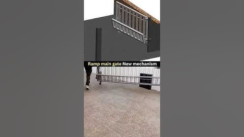 Ramp main gate - Mechanical Mechanism #3danimation #solidworks #mechanical #3ddesign