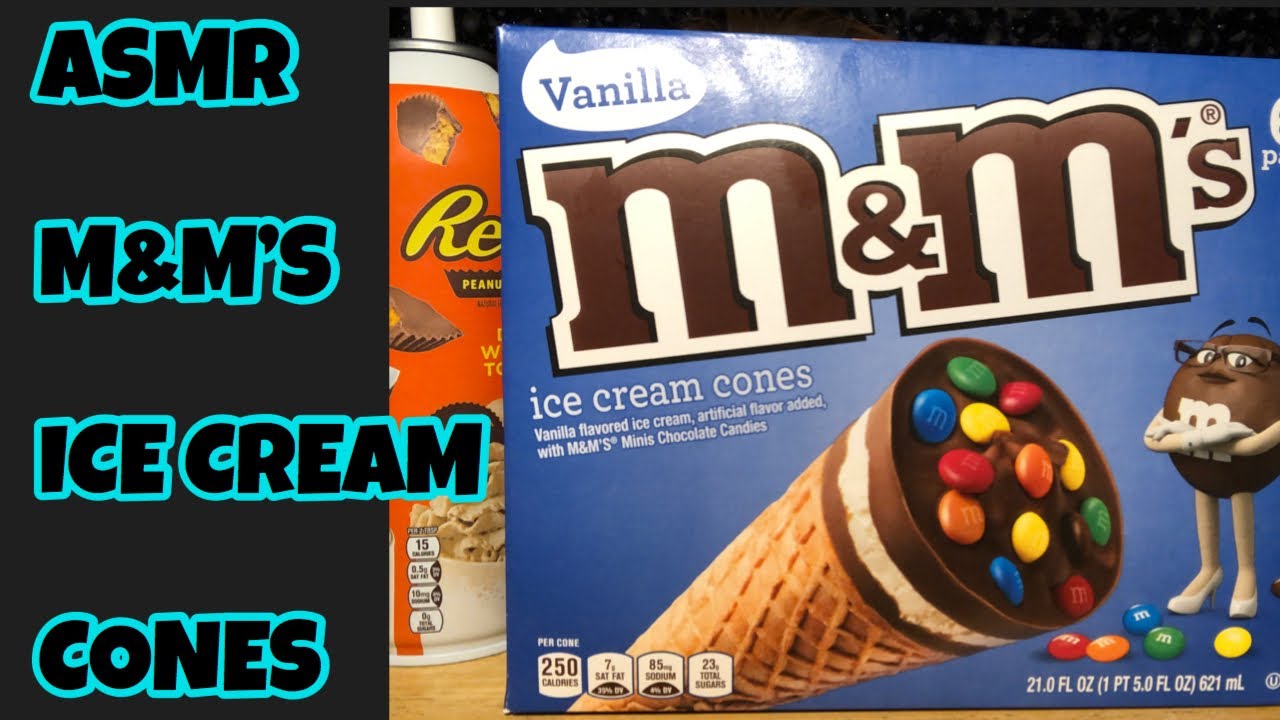 ASMR M&M ICE CREAM CONE