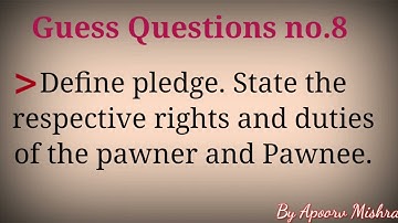 B.com part 2 Business Law important guess questions for examination #brabu