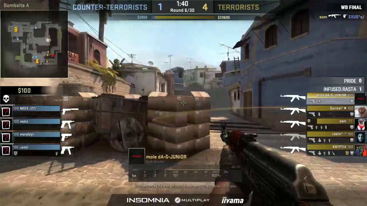 [UKCSGO] 27.03.2016 - Infused.Rasta vs Pride @ Insomnia 57 Upper Bracket Final Map 2