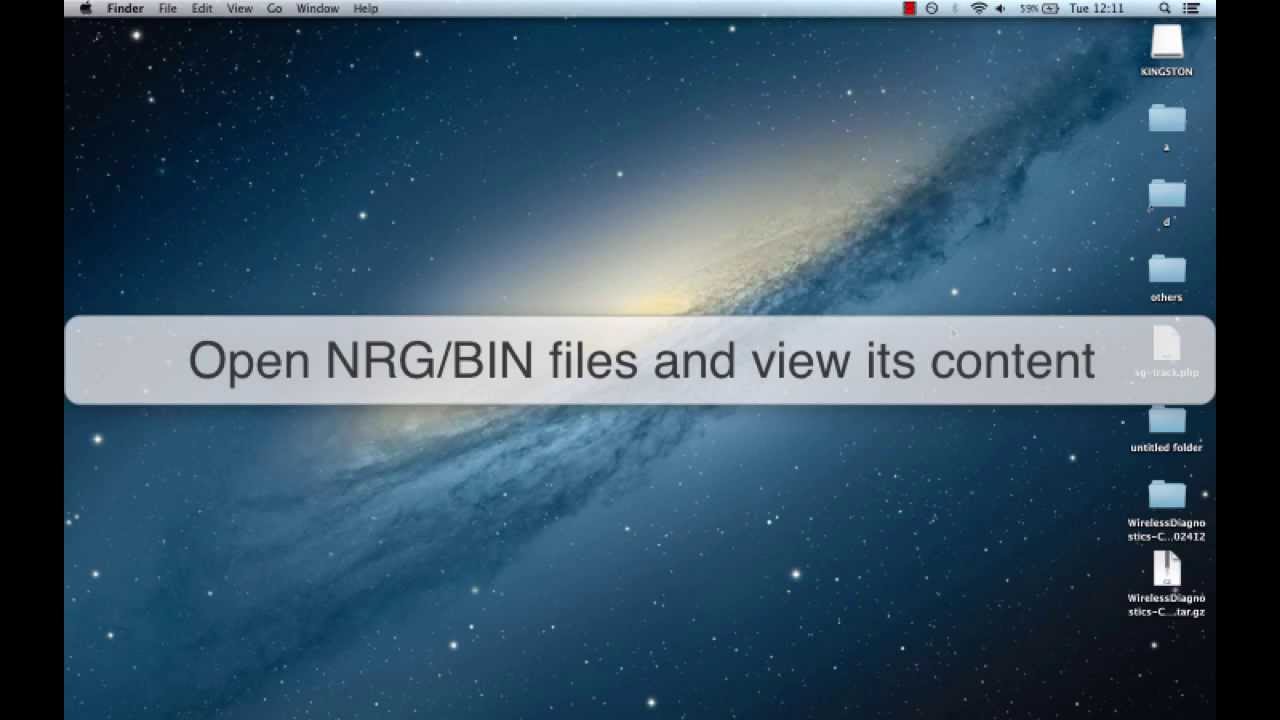 What and how to open the file nrg What and how to open the file nrg