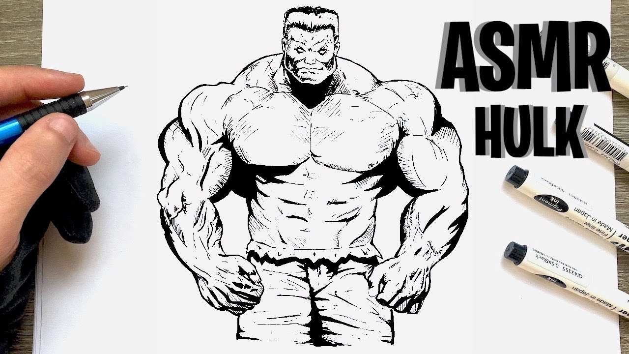 ASMR CHADESSIN - CRAYONNAGE HULK