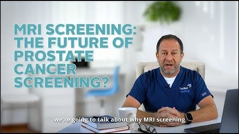 MRI Screening: The Future of Prostate Cancer Screening