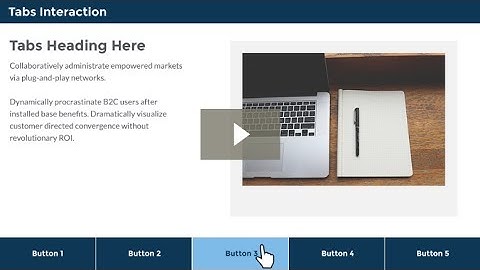 Create a Tabs Interaction with Storyline in 5 Short Minutes