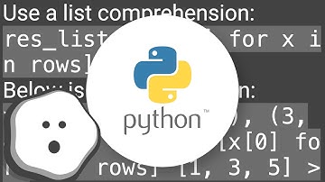 Get the first element of each tuple in a list in Python