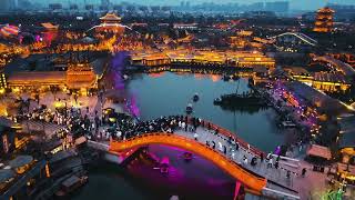一本东京梦华录，一幅清明上河图，开封清明上河园真美！#china #开封 #河南省