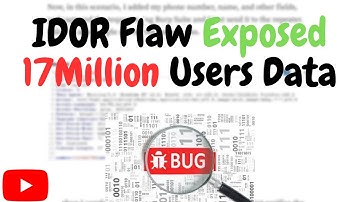 IDOR Flaw That Exposed17Million Users Data|| Bug Bounty|| Ethical Hacking ||2023||