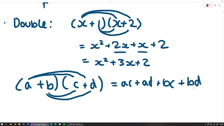 GCSE Mathematics | Expanding and Simplifying Single and Double Brackets.