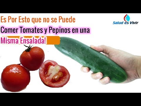 Video: Por Qué No Puedes Mezclar Pepinos Y Tomates