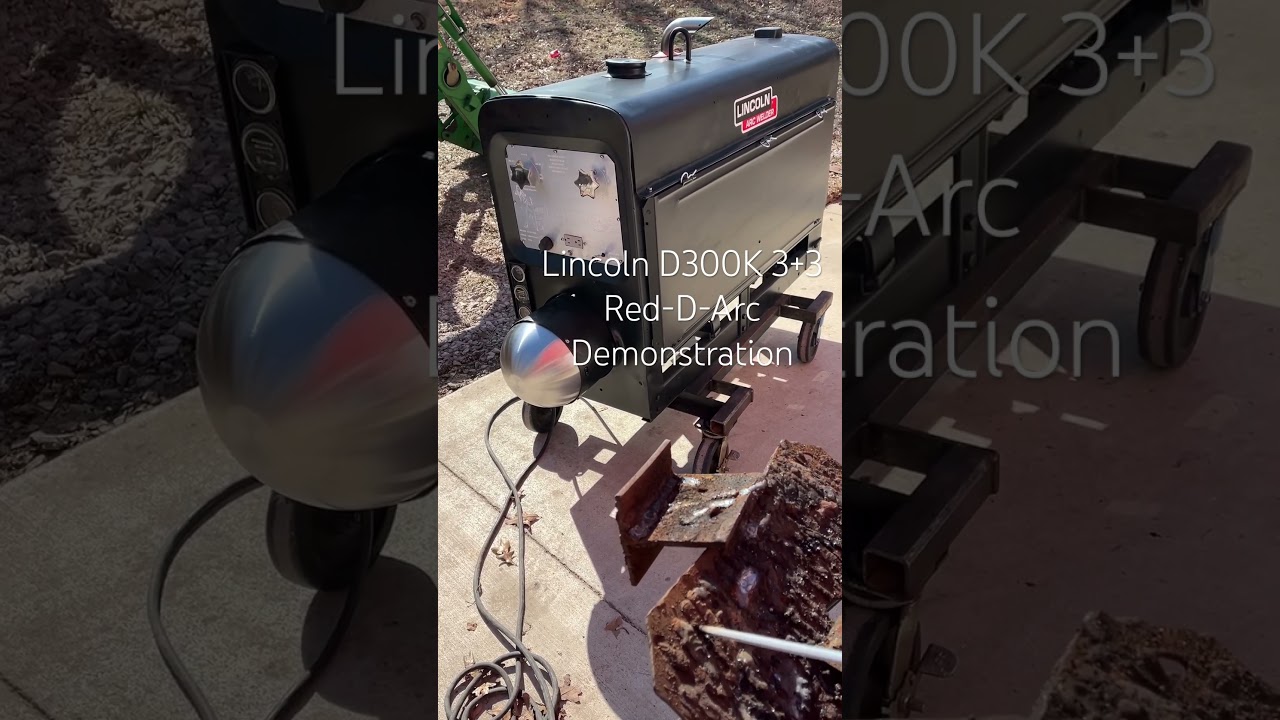 Lincoln D300K 3+3 Red-D-Arc Demonstration 