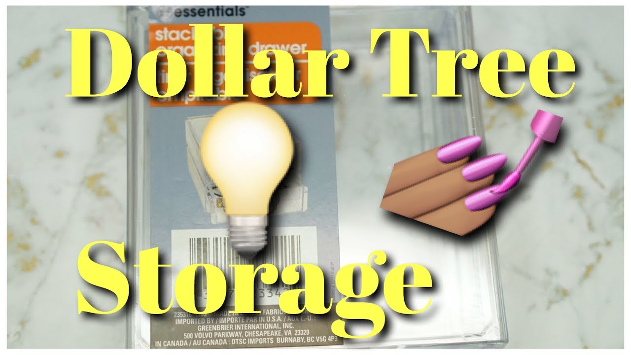 Dollar Tree Storage Idea, How To Store Press On Nails