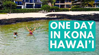 One Day in Kona Hawaii | Exploring Kona's Sea Horse Farm, Coffee, Luau, and More!
