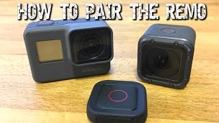 How To Pair The Remo Remote to The GoPro Hero 5 Black / Session