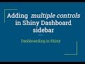 R Shiny Tutorial | How to Add Multiple Controls on Side Bar | R Programming Tutorial