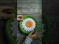 Round Daisy Crochet Bag #crochet #crochetbag #daisy #crochetflower #tasrajut