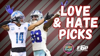 Fantasy Football Week 1 NFL Game Previews | Love & Hate Picks