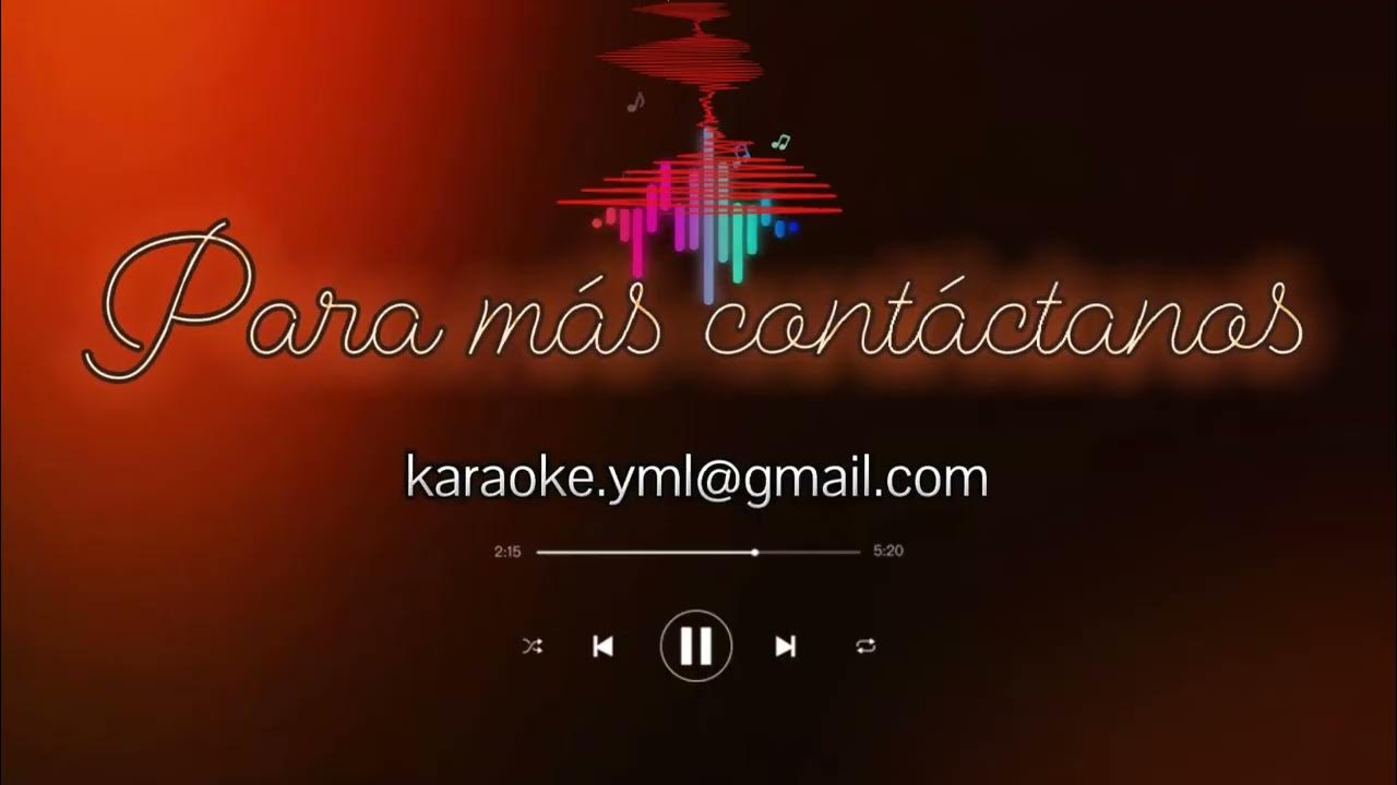 Desvelado Bobby Pulido (Karaoke 0riginal) - YouTube