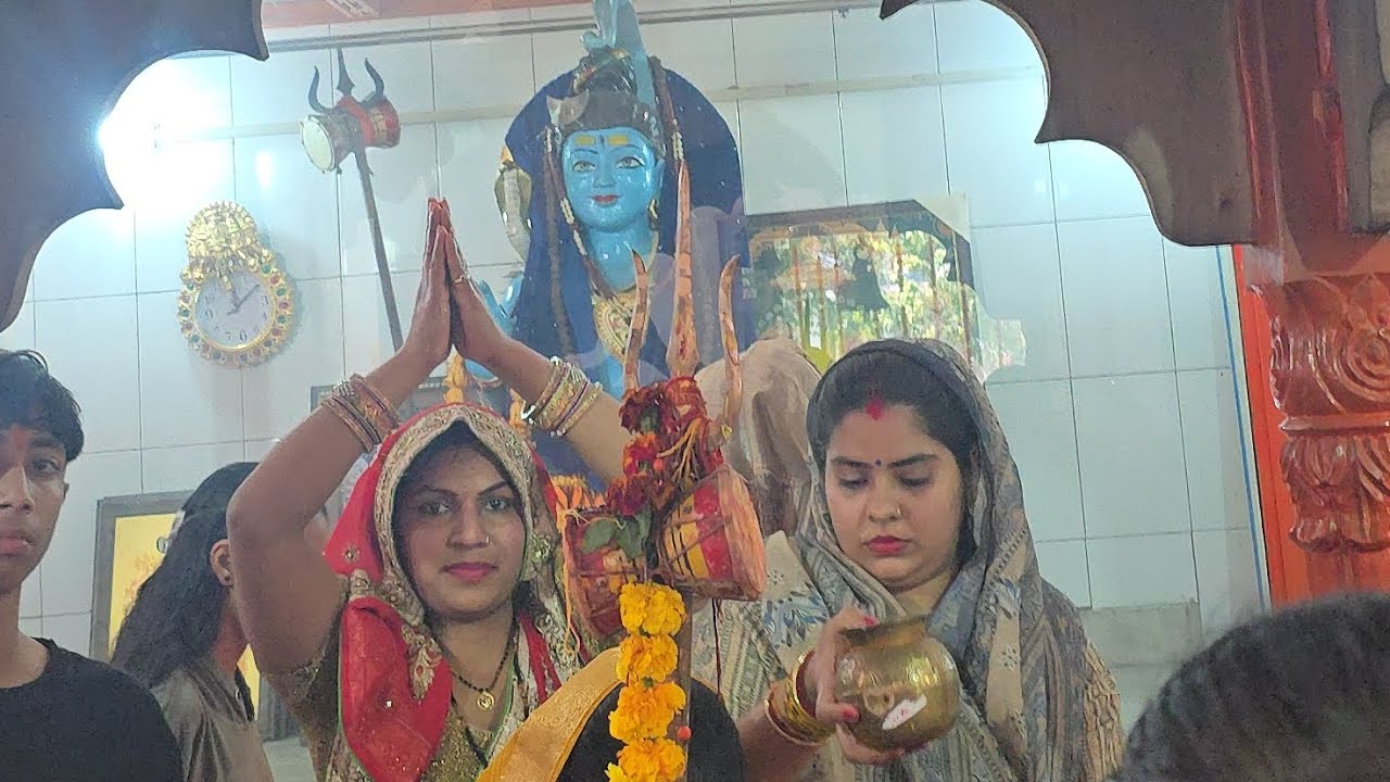 महाशिवरात्रि पर की महादेव की पूजा और मंगा आशीर्वाद 🙏🏾 सबका सुहाग बनाए रखना बाबा 🙏🏾#yuotubevideo #yt