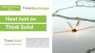 Famous Heat Test on Think Solid Surface Benchtop Profile