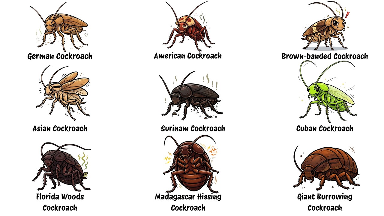 Every Cockroach Type Explained In 14 Minutes - YouTube