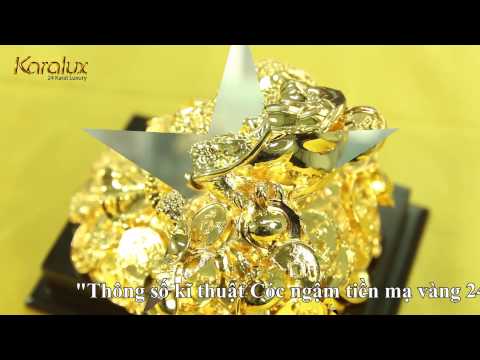 Video Cóc ngậm tiền phong thủy ba chân | THIỀM THỪ mạ vàng... - youtube