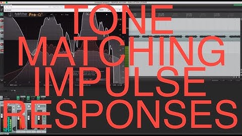 Tone Match IR Creation