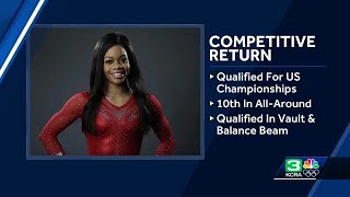Gabby Douglas returns to gymnastics competition