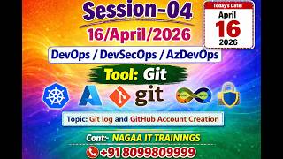 Session-04|16April2026|6AM|DevOps|DevSecOps|AzureDevOps|NewBatch|By Nagarjuna Vadlakonda|8099809099