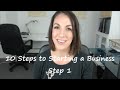 10 Steps to Starting a Business: Step 1 The Business Plan - All Up In Yo' Business