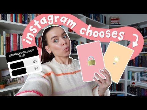 instagram blindly chooses my reads for a week! 📚 *reading vlog*