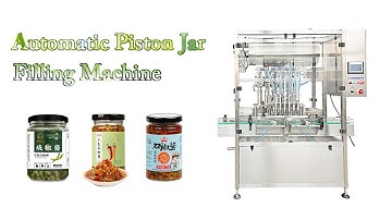 Chili Sauce Pepper Paste Automatic Servo Motor Piston Dosing Jar Filling Machine