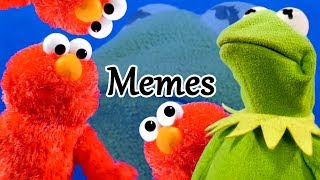 Kermit The Frog And Elmo MAKE MEMES!