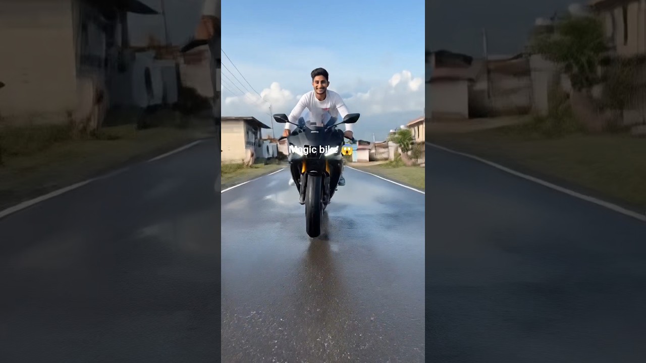 magic bike 🏍️😱