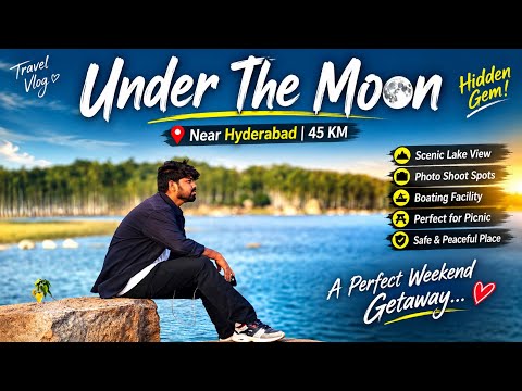📍Under The Moon | Hyderabad || Perfect place for friends & Family 🌸