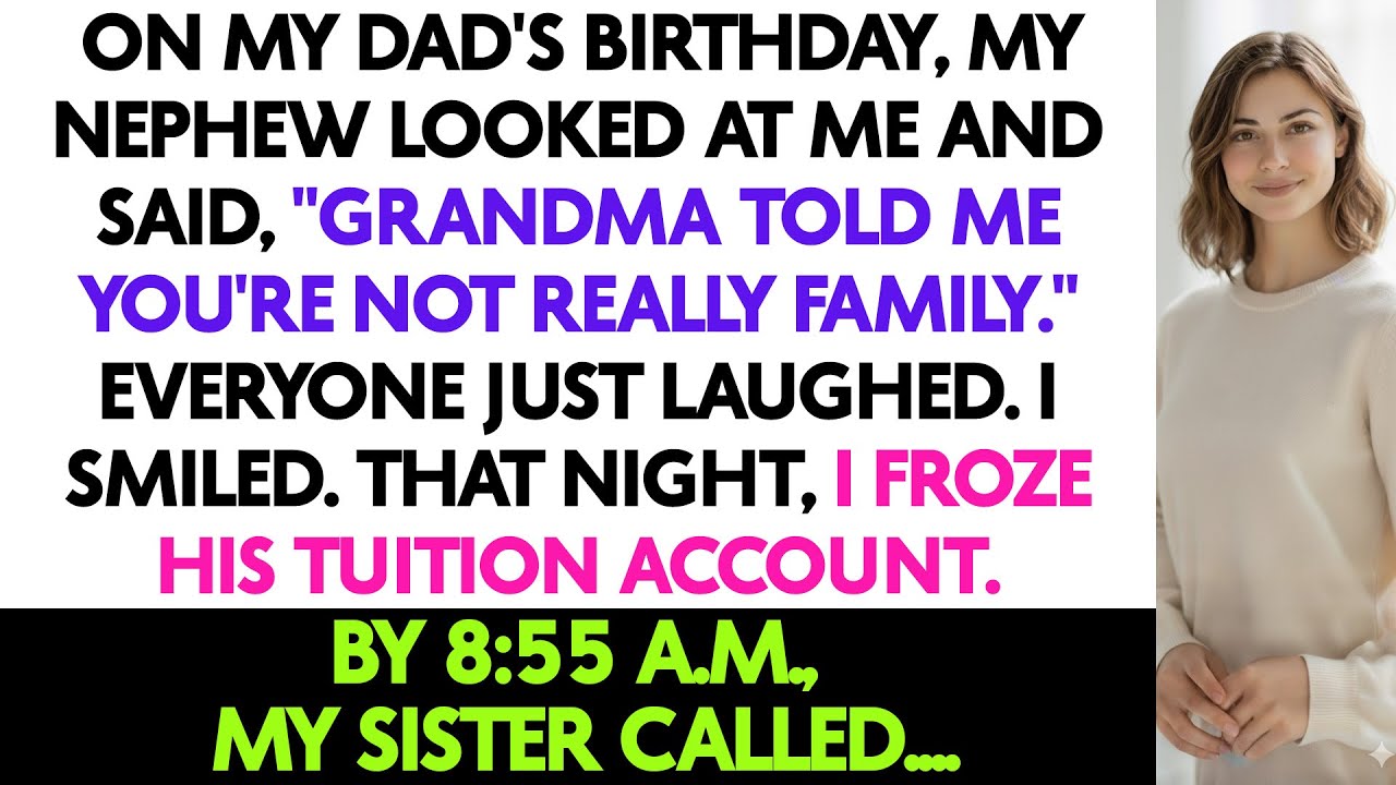 On My Dad's Birthday, My Nephew Looked At Me And Said, 