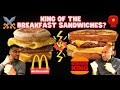 Burger King NEW French Toast Sandwich vs McDonalds McGriddle 🍞⚔️🥞