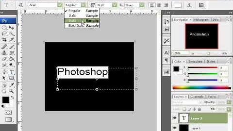 How to create flame effect of text on Photoshop CS3 and 7