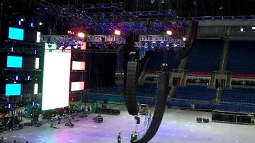 Y94 at Nickelback Stage Setup