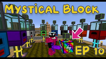 Mystical Block | Ender Dragon Kill & Rainbow Generator| Episode 10