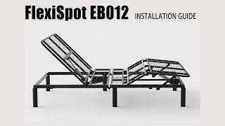FlexiSpot FlexiHome EB012 Adjustable Bed Base Function and Installation Guide
