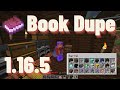 Dupe Items Using the Book Duplication Glitch in Minecraft 1.16.5